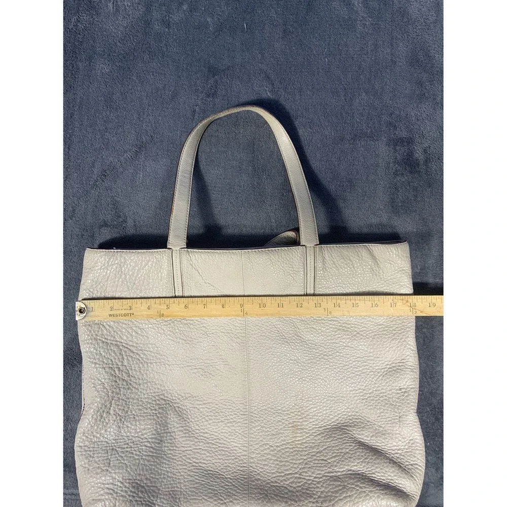 Kate Spade New York Westcott Large Tote Bag Cream Pebbled Leather Top Zip